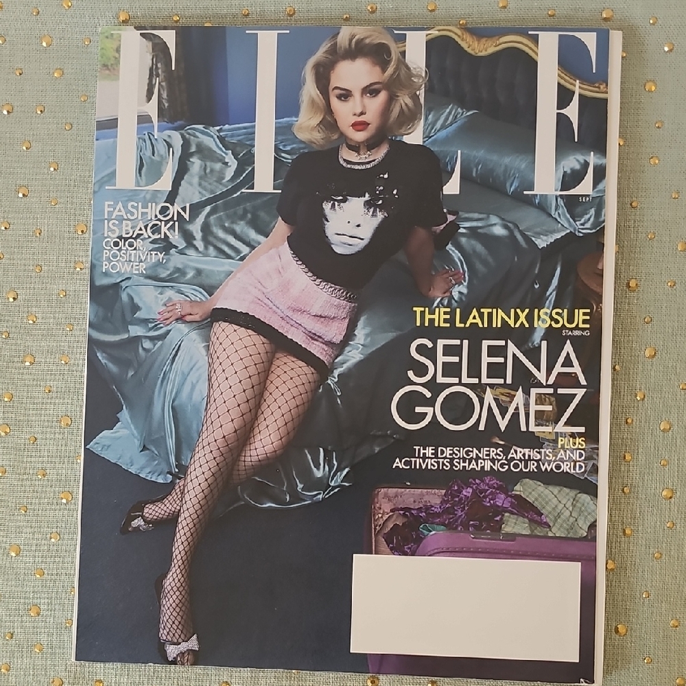 ELLE September 2021 Fall Issue Selena Gomez Cover Bo label!